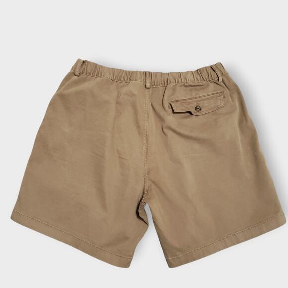 Bear Bottom Mens Stretch Cotton Shorts Brown Sz XL 7" Preppy Casual Minimalist - Picture 6 of 10